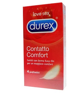 PROFILATTICO DUREX CONTATTO COMFORT 4 PEZZI - farmasorriso.com
