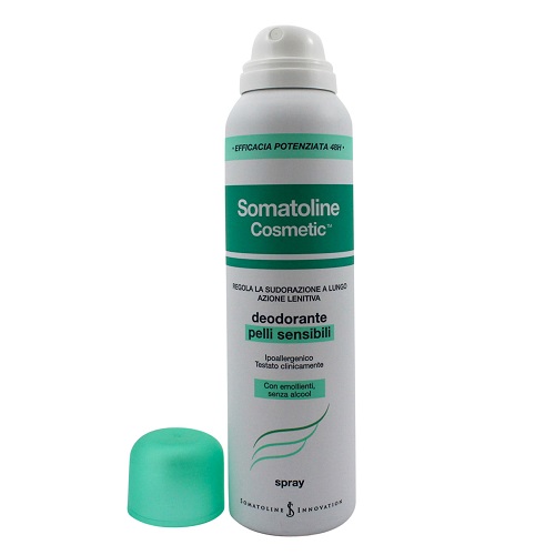 SOMATOLINE COSMETIC DEODORANTE SPRAY PELLI SENSIBILI 150 ML - farmasorriso.com