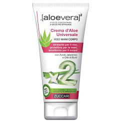 ALOEVERA2 CREMA D'ALOE UNIVERSALE VISO MANI E CORPO 75 ML - farmasorriso.com
