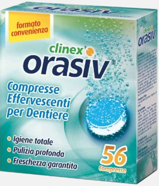 ORASIV CLINEX 56 COMPRESSE EFFERVESCENTI - farmasorriso.com