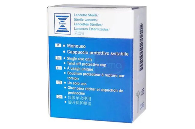 LANCETTE PUNGIDITO BRUNO 25 PEZZI - farmasorriso.com