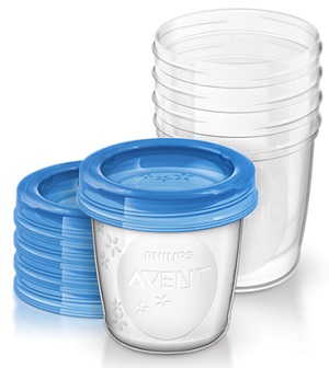 AVENT VASETTI VIA COPERCHIO 180 ML 5 PEZZI - farmasorriso.com