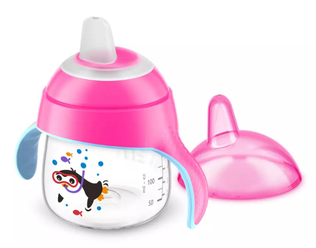 AVENT TAZZA CON BECCUCCIO DECORATA NERO 200 ML - farmasorriso.com