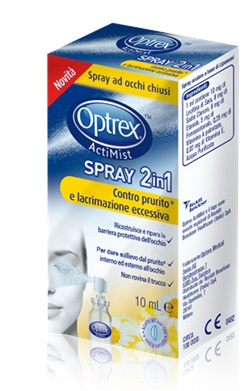 SPRAY OCULARE OPTREX ACTIMIST 2 IN 1 CONTRO IL PRURITO 1 PEZZO - farmasorriso.com