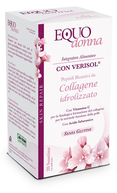 EQUODONNA COLLAGENE PELLE 20 BUSTE - farmasorriso.com