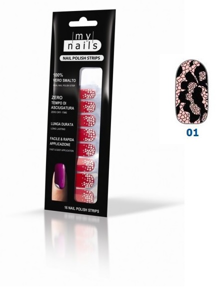 MY NAILS NAILS POLISH STRIPS 01 - 16 UNGHIE ADESIVE - farmasorriso.com
