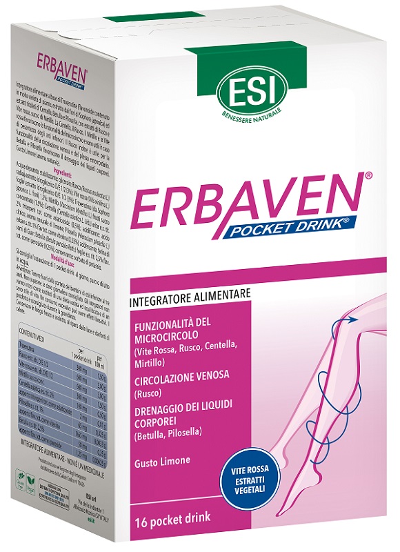 ESI ERBAVEN 16 POCKET DRINK 320 ML - farmasorriso.com