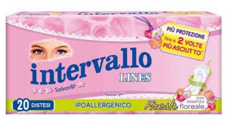 LINES INTERVALLO PROTEGGISLIP FRESH DISTESO 20 PEZZI - farmasorriso.com
