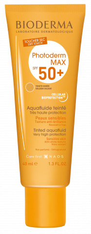 PHOTODERM MAX AQUAFLUIDE TINTED NP FLUIDO SOLARE SPF 50+ UVA 26 40 ML - farmasorriso.com