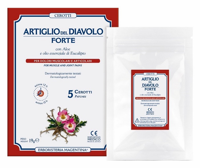 ARTIGLIO DEL DIAVOLO FORTE CEROTTO 5 PEZZI - farmasorriso.com