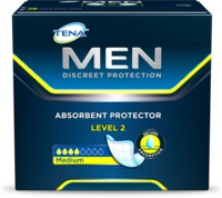 PANNOLONE SAGOMATO MASCHILE TENA MEN LIVELLO 2 20 PEZZI - farmasorriso.com