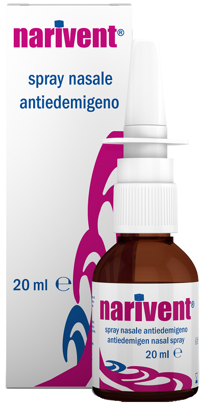 SPRAY NASALE ANTIEDEMIGENO NARIVENT FLACONE 20 ML - farmasorriso.com