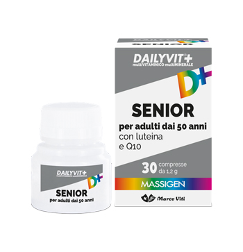 MASSIGEN SENIOR MULTIVITAMINICO E MULTIMINERALE 30 COMPRESSE RIVESTITE - farmasorriso.com