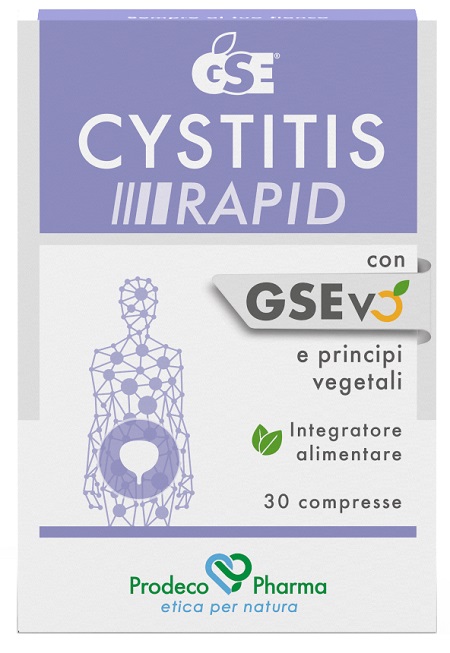 GSE CYSTITIS RAPID 30 COMPRESSE - farmasorriso.com