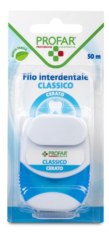 FILO INTERDENTALE CON CLOREXIDINA 50 M PROFAR - farmasorriso.com