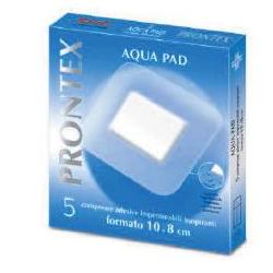 GARZA COMPRESSA PRONTEX AQUA PAD 10X8CM 5 PEZZI - farmasorriso.com