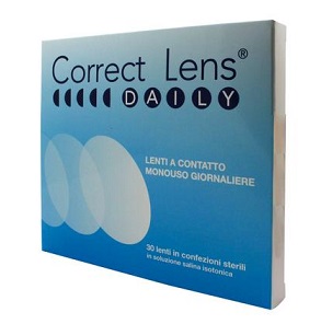 CORRECT LENS DAILY LENTI CONTATTO MONOUSO GIORNALIERE 7,50 30 PEZZI - farmasorriso.com