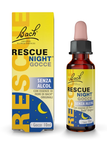 RESCUE ORIGINAL NIGHT SENZA ALCOL GOCCE 10 ML - farmasorriso.com