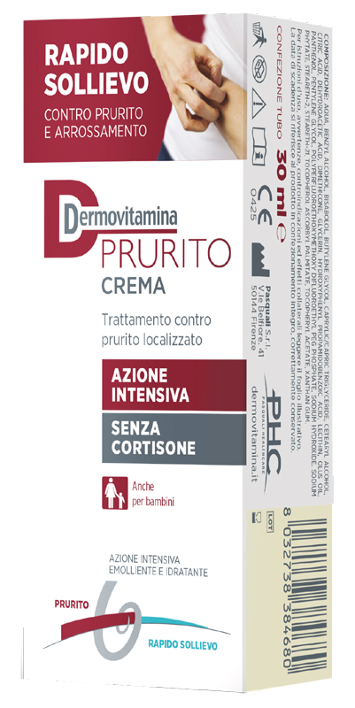 DERMOVITAMINA PRURITO CREMA AZIONE INTENSIVA SENZA CORTISONE 30 ML - farmasorriso.com