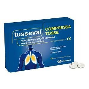 TUSSEVAL TOSSE 15 COMPRESSE - farmasorriso.com