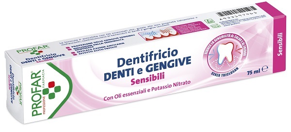 DENTIFRICIO DENTI E GENGIVE SENSIBILI 75 ML PROFAR - farmasorriso.com