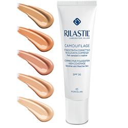 RILASTIL CAMOUFLAGE FONDOTINTA CORRETTIVO FLUIDO ELEVATA COPRENZA 30 30 ML - farmasorriso.com