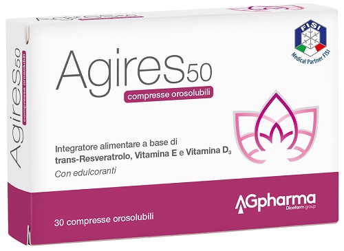 AGIRES 50 30 COMPRESSE OROSOLUBILI SCATOLA 5,4 G - farmasorriso.com