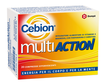 CEBION MULTIACTION 20 COMPRESSE EFFERVESCENTI - farmasorriso.com