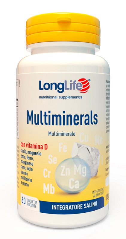 LONGLIFE MULTIMINERALS 60 TAVOLETTE - farmasorriso.com
