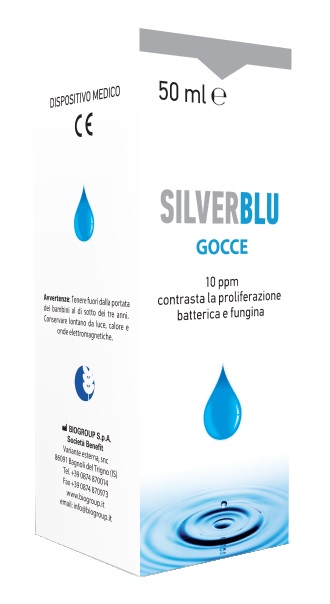 SILVER BLU GOCCE 50 ML - farmasorriso.com