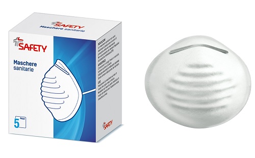 MASCHERA SANITARIA 5 PEZZI - farmasorriso.com