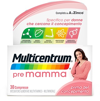 MULTICENTRUM PRE MAMMA 30 COMPRESSE - farmasorriso.com