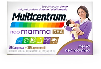 MULTICENTRUM NEO MAMMA DHA 30 COMPRESSE + 30 CAPSULE MOLLI - farmasorriso.com