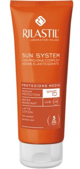 RILASTIL SUN SYSTEM PHOTO PROTECTION THERAPY SPF15 LATTE 100 ML - farmasorriso.com