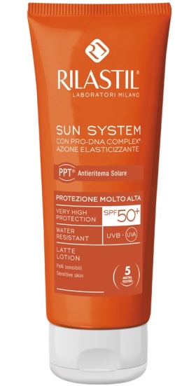 RILASTIL SUN SYSTEM PHOTO PROTECTION THERAPY SPF50+ LATTE 100 ML - farmasorriso.com