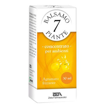 BALSAMO DELLE 7 PIANTE AGRUMATO FRIZZANTE SOLUZIONE CONCENTRATA PER AMBIENTI 30 ML - farmasorriso.com