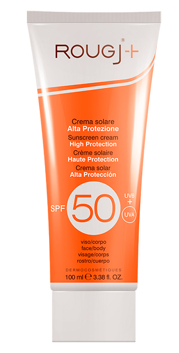 ROUGJ CREMA SOLARE CORPO ALTA PROTEZIONE SPF50 100 ML - farmasorriso.com