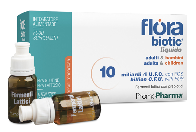 FLORA LIQUIDO ADULTI & BAMBINI 10 FLACONCINI X 10 ML - farmasorriso.com