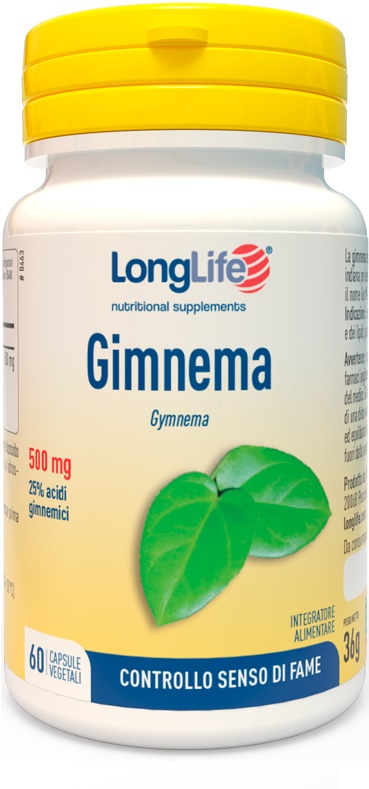 LONGLIFE GIMNEMA 60 CAPSULE VEGETALI - farmasorriso.com