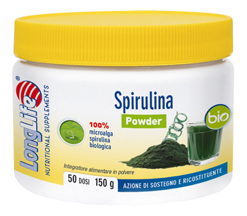 LONGLIFE SPIRULINA BIO 150 G - farmasorriso.com