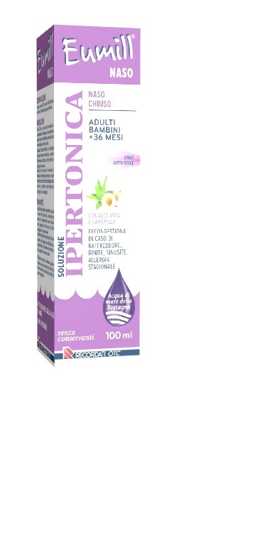 EUMILL NASO SPRAY SOLUZIONE IPERTONICA 100 ML - farmasorriso.com