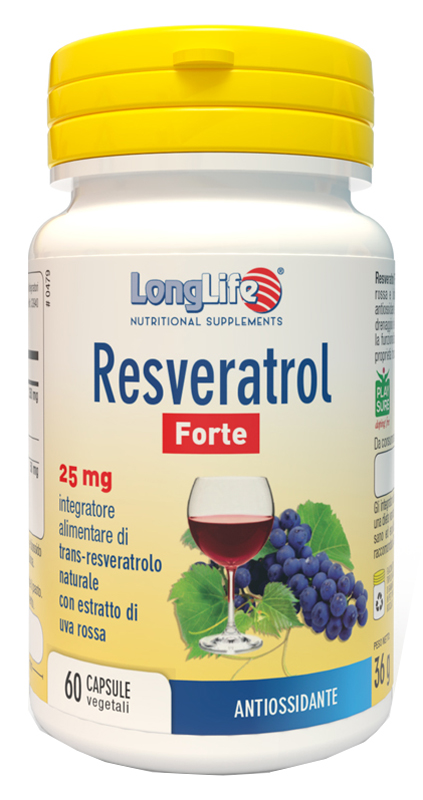 LONGLIFE RESVERATROL FORTE 60 CAPSULE - farmasorriso.com