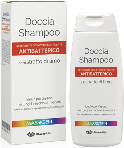 MASSIGEN DETERGENZA DOCCIA SHAMPOO ANTIBATTERICO 200 ML - farmasorriso.com