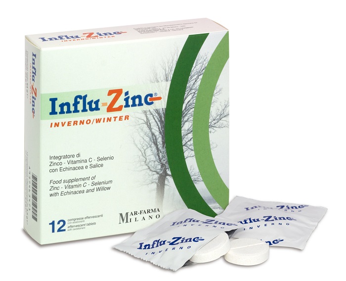 INFLUZINC INVERNO 12 COMPRESSE EFFERVESCENTI - farmasorriso.com