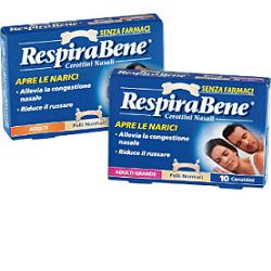 CEROTTO NASALE CLASSICO GRANDE ADULTI RESPIRA BENE 10 PEZZI - farmasorriso.com