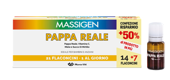 MASSIGEN PAPPA REALE 21 FLACONCINI DA 10 ML - farmasorriso.com