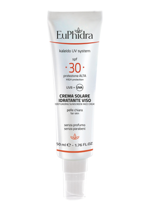 EUPHIDRA KALEIDO UV SYSTEM CREMA SOLARE VISO 30 - farmasorriso.com