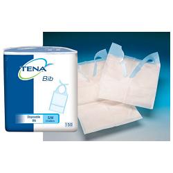 BAVAGLI MONOUSO TENA BIB MISURA SMALL/MEDIA 150 PEZZI - farmasorriso.com
