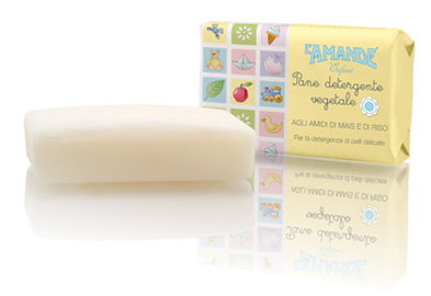 L'AMANDE ENFANT PANE DETERGENTE VEGETALE 100 G - farmasorriso.com