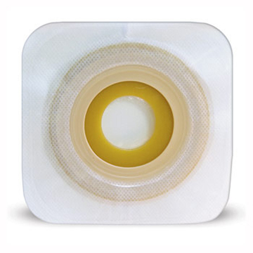 PLACCA PIANA MODELLABILE PER STOMIA DUE PEZZI 22-33MM FLANGIA 48MM CON ADESIVO IDROCOLLOIDALE 5 PEZZI - farmasorriso.com